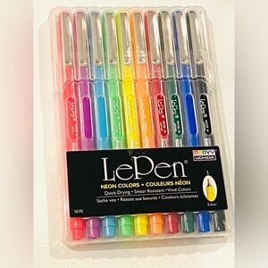 Marvy Uchida LePen Neon Colors Set